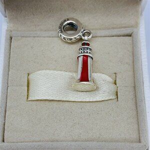 🔥🔥Pandora Glow-in-the-dark Lighthouse Dangle Charm